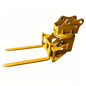 Fourche à palettes pour excavatrice, accessoire, 1-50 tonnes, usage intensif, fourche <span class=keywords><strong>de</strong></span> levage, Cat, Komatsu, Hitachi, Hyundai, toutes marques - Product Image 2