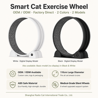 Tapis roulant intelligent pour chat 110 cm, grand modèle, silencieux, en ABS, avec affichage numérique et suivi des calories