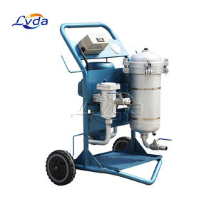Chariot de filtre à huile mobile 100L/min Système hydraulique Purificateur d'huile industriel portable Filtre à carburant Purificateur d'huile multifonction - Product Image 2