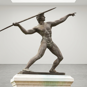 Estatua de Atleta Griega en Bronce, Escultura Clásica Hecha a Mano - Product Image 2