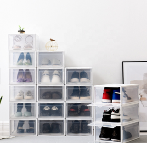 Boîte de rangement en plastique pliable pour chaussures en plastique pp, boîte d'emballage pour baskets, chaussures en plastique - Product Image 4