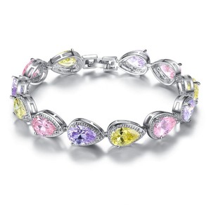 Plus récent intelligent <span class=keywords><strong>bracelet</strong></span> en zircon cubique pierre gemme <span class=keywords><strong>bracelet</strong></span> pour les femmes - Product Image 1