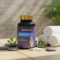 Capsules d'amélioration des fesses ONEHEALL Factory, compléments alimentaires à base de plantes, capsules d'agrandissement des hanches et des fesses