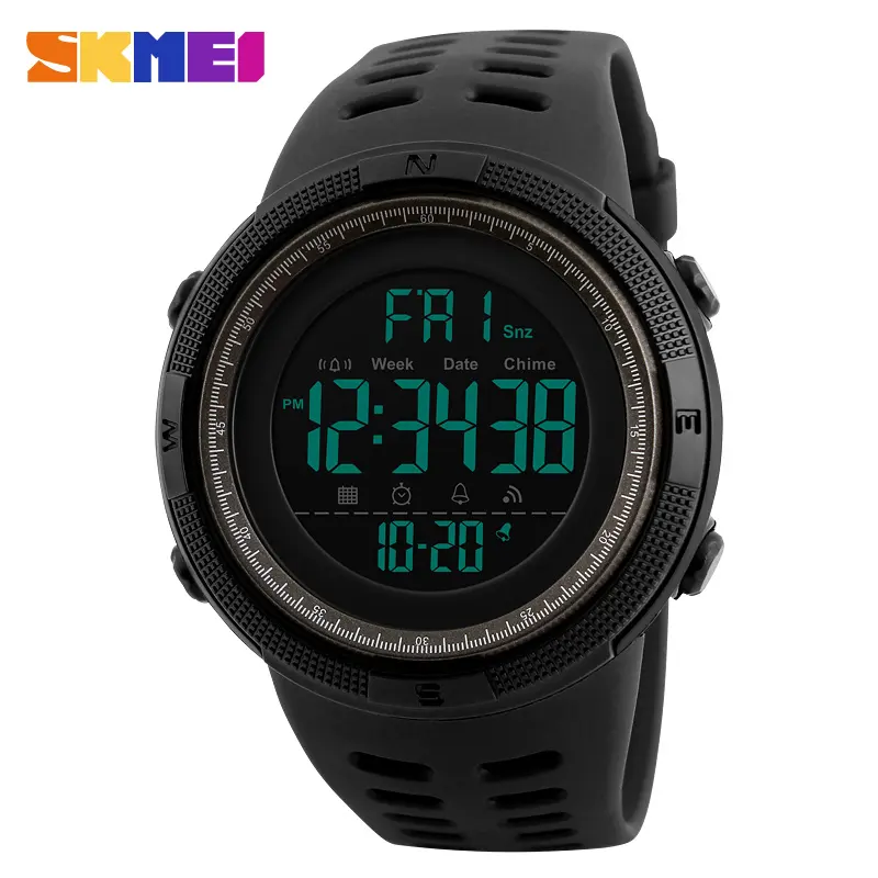 SKMEI 1251 moq wholesale factories direct led reloj wristwatch jam tangan outdoor sport digital watch