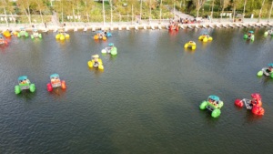Prix bas pour tricycles aquatiques chinois, bateaux à pédales en plastique pour plongeurs, légers et durables - Product Image 5