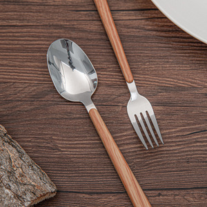 Le <span class=keywords><strong>posate</strong></span> in acciaio inossidabile di alta qualità, resistenti, non facili da deformare e arrugginire aprono un'esperienza culinaria squisita - Product Image 5