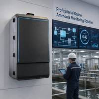 Analyseur numérique d'azote ammoniacal en ligne NH6000sc avec électrode de détection de gaz à prétraitement autonettoyant pour la surveillance des eaux usées