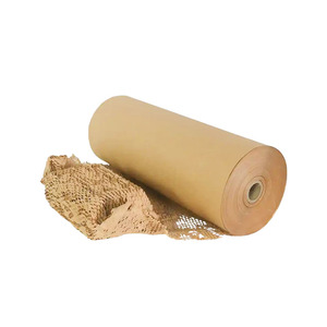 Thân Thiện Với Môi Phân Hủy Sinh Học Giấy Kraft Tổ Ong Bao Bì Cuộn Tái Chế Giấy Bảo Vệ Đệm Bọc Cho Lưu Trữ An Toàn - Product Image 4
