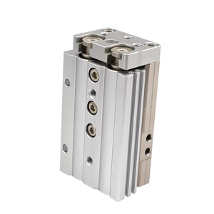 HLQ8-20 Cylinder Linear Guide <b>Slide</b> Table MXQ6/8/12/16/25-10-20-30-40-50-70-100 Series - Product Image 3