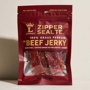 ถุงบรรจุภัณฑ์อาหารแห้งแบบกำหนดเอง ถุงพลาสติกใส่เนื้อบิลตอง เนื้อเจอร์กี้ พร้อมหน้าต่างใส เกรดอาหาร เป็นมิตรกับสิ่งแวดล้อม ขนาดตามสั่ง - Product Image 2