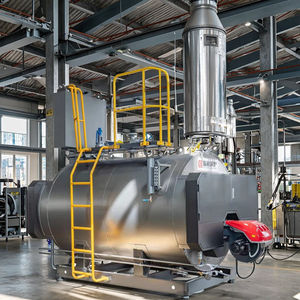 Caldaia Industriale a Vapore Automatica Orizzontale a Tubi di Fumo a Circolazione Naturale a Bassa Pressione Diesel/Gas/Acqua Calda in Acciaio al Carbonio - Offerta Speciale - Product Image 1