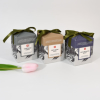 Custom Logo Candle Box Packaging Recyclable Candle Paper Boxes Luxury Paper Packaging Suppliers Textured Cardboard Boxes