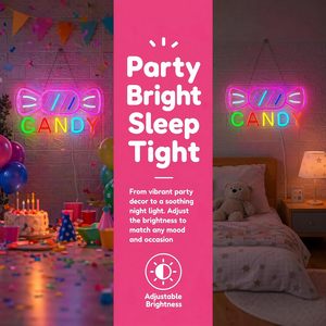 Candy Letreros Neon LED indoor hanging ambient light shop <b>sign</b> wall decoration light entrance indicator light luminous <b>sign</b> - Product Image 3