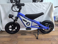 Vélo d'équilibre électrique pour enfants 350W, sans pédales, 12/16 pouces, jouet électrique pour enfants