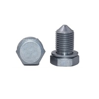 Bouchon de vidange d'huile moteur OE n ° 3522351 plaqué zinc argenté pour General Motors
