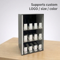 Support d'affichage pour cigarettes en acrylique LED, imprimé UV, publicité personnalisée, logo personnalisé, design moderne pour une visibilité en vitrine