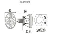 Éclairage LED Cabochon Premium pour Manèges de Fête Foraine, Étanche, 24V, 60mm, Lumière Ponctuelle, Carnaval Pixel