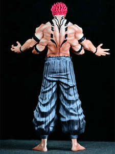 Figurine de <span class=keywords><strong>manga</strong></span> de dessin animé nouvelle, 31 cm, Roi des maléfices, Jujutsu Kaisen, Ryomen Sukuna, statue en PVC, figurine d'anime, jouet, cadeau - Product Image 3