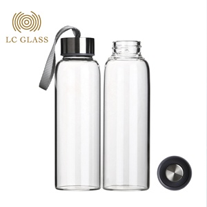 A buon mercato 500ml di <span class=keywords><strong>vetro</strong></span> su misura imballaggio e logo <span class=keywords><strong>bottiglia</strong></span> di <span class=keywords><strong>acqua</strong></span> di <span class=keywords><strong>vetro</strong></span> con coperchio di bambù e gel di silice set per uso domestico - Product Image 4