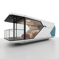 Maison conteneur en acier JY de 20 pieds - Écologique, étanche, installation facile, modulaire, portable, design moderne, pour resorts de glamping