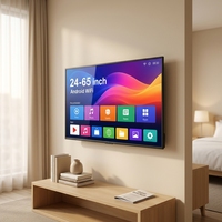 Televisor Inteligente LED Android con WiFi, Pantalla LCD de 24-65 Pulgadas, 1080P, Pantalla Ancha para el Hogar y Hoteles