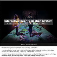 Jeux de sol magiques 3D Système de projection de sol interactif pour les enfants