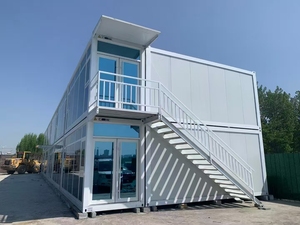 บ้านคอนเทนเนอร์แบบแผงแซนวิชระบายอากาศได้ดี ออกแบบตามสั่ง พร้อมดีไซน์พับเก็บและถอดประกอบได้ สำหรับอพาร์ทเมนต์ระดับพรีเมียม - Product Image 2