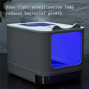 ZMaker Volledig Afgesloten Kattenbak met Deksel, Grote RVS Kattenbak - Product Image 5