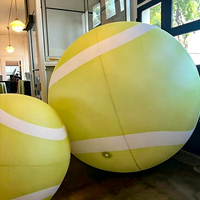 Ballon de football gonflable géant personnalisé avec éclairage LED pour la publicité en plein air et les événements