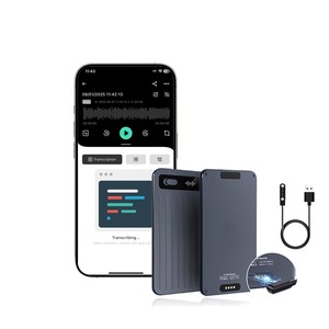 Ai ghi âm với phiên mã ứng dụng kiểm soát phiên mã thông minh từ Dictaphone cho Iphone <span class=keywords><strong>Android</strong></span> - Product Image 1