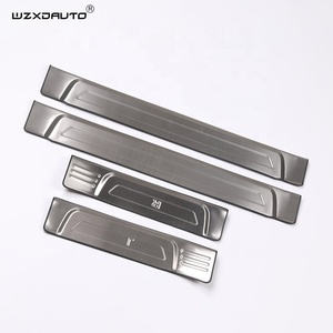 WZXD protecteur de seuil de porte plaque de seuil de porte <span class=keywords><strong>Film</strong></span> plaques de pied de porte pour Geely Coolray Azkarra <span class=keywords><strong>2019</strong></span> 2020 pour Binyue - Product Image 3