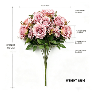 Bouquets de Mariage OEM ODM, Vente Directe Usine, Style Bohème, Bouquet de Fleurs de Pivoine pour Demoiselles d'Honneur, Fournitures de Mariage - Product Image 2