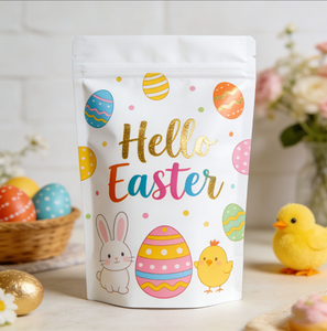 ออกแบบฟรี โลโก้สั่งทำได้ ซองซิปล็อคแบบตั้งได้ วัสดุ PET PE สำหรับใส่ขนม อาหาร ปิดผนึกด้วยความร้อน ปลอดภัยและใช้งานได้จริง - Product Image 4