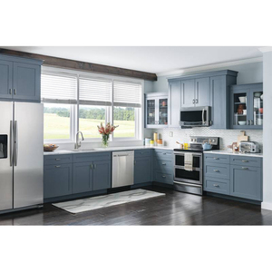 Prima 3D hiệu ứng Rendering thiết kế tủ đảo bảng với lưu trữ tùy chỉnh thiết kế hiện đại sơn mài tủ bếp nhà - Product Image 1