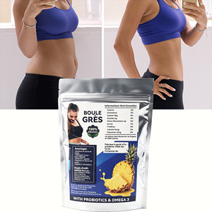 Poudre Minceur Bio : Soutien à la Taille Affinée avec Probiotiques, Oméga 3, Faible en Calories, Zéro Cholestérol, Riche en Fibres Alimentaires - Product Image 2