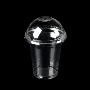 Diseño personalizado 16 24 32 oz Transparente PP inyección desechable leche Jugo té de burbujas PLA vasos de plástico