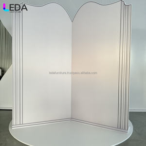 LEDA Flower Panel Backdrop Wedding Decor Wedding Idea <b>Book</b> Structure DIY Wedding Backdrop <b>Stand</b> - Product Image 2