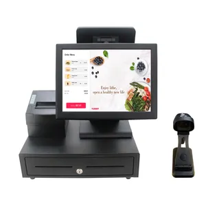 Factory friendly use 15 inch touch screen pos system terminal High Performance pos systems with win/Android Punto de Venta