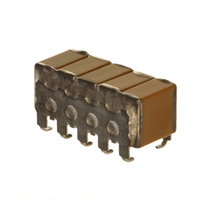 ตัวแทนจำหน่ายอย่างเป็นทางการ ชิปเซรามิกแบบ SMD 10 J-Lead Surface Mount MLCC 47 uF ST205C476MAJ05 CAP CER 47UF 50V X7R ตัวเก็บประจุเซรามิกแบบ SMD - Product Image 1
