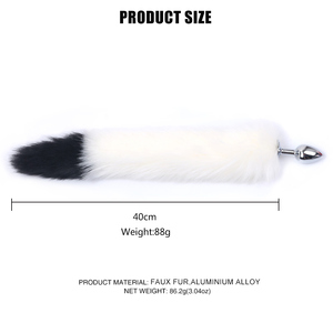 Cosplay <span class=keywords><strong>Anal</strong></span> <span class=keywords><strong>Plug</strong></span> et Double Couleur Queue de Renard Butt <span class=keywords><strong>Plug</strong></span> Mixte-Couleur <span class=keywords><strong>Anal</strong></span> Jouets pour Femmes Sex Massager Juguetes Sexuales - Product Image 2