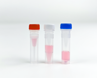Microtubes médicaux AMNGENT en PP avec bouchon à vis, étanches, cryogéniques, sécurisés, 0,5 ml / 1 ml / 2 ml, tubes de classe VI USP
