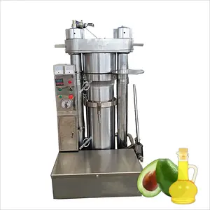 Avocado Palmkerne Macadamia Sojabohne kleine hydraulische halbautomatische Öldruckpresse Extraktionsmaschine
