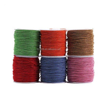 Porte-clés et collier électroplaqués multicolores, chaîne à billes en cuivre, différentes tailles de perles, chaîne à billes rondes