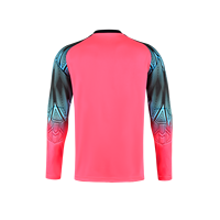 2025 dernier rose gardien de but haut Logo personnalisé manches longues hommes Football Football entraînement maillot coupe automatisée équipe porter des vêtements