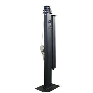 Mât de remorque solaire de mât de tour légère 4.5m-levage manuel de treuil de 12m - Product Image 3