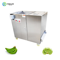 Nieuwe groene bananen schilmachine, verse bananen schilmachine, bananen ontvellingmachine
