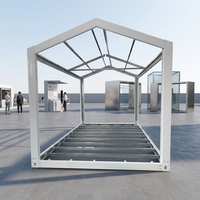Structure Modulaire Personnalisée en Acier Galvanisé pour Conteneur de 20 pieds, Emballage Plat, pour Entrepôt Extérieur, Dortoir, Atelier