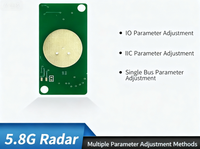 Moresense 5.8G modul Radar daya rendah modul Sensor manusia Sensor gerak cerdas kunci pintu lubang intip bel pintu khusus