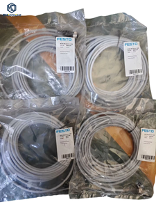 NEBU-M12G5-K-7-LE4 Connection <b>Cable</b> Industrial Connector <b>Cable</b> M12 5-Pin 7M PVC Sheath Oil Resistant Flexible <b>Cable</b> for Automati - Product Image 1