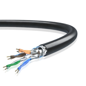 สายเคเบิลอีเธอร์เน็ต Cat8 40Gbps 2000MHz SFTP ป้องกันสัญญาณรบกวน สายแพทช์เน็ตเวิร์คทองแดงแท้ สำหรับเซิร์ฟเวอร์ศูนย์ข้อมูล AI Big Data - Product Image 3